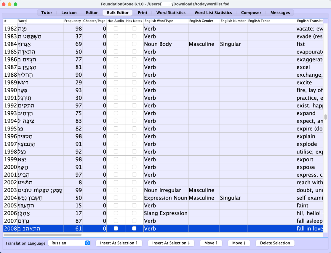 Tiny Bulk Editor Panel